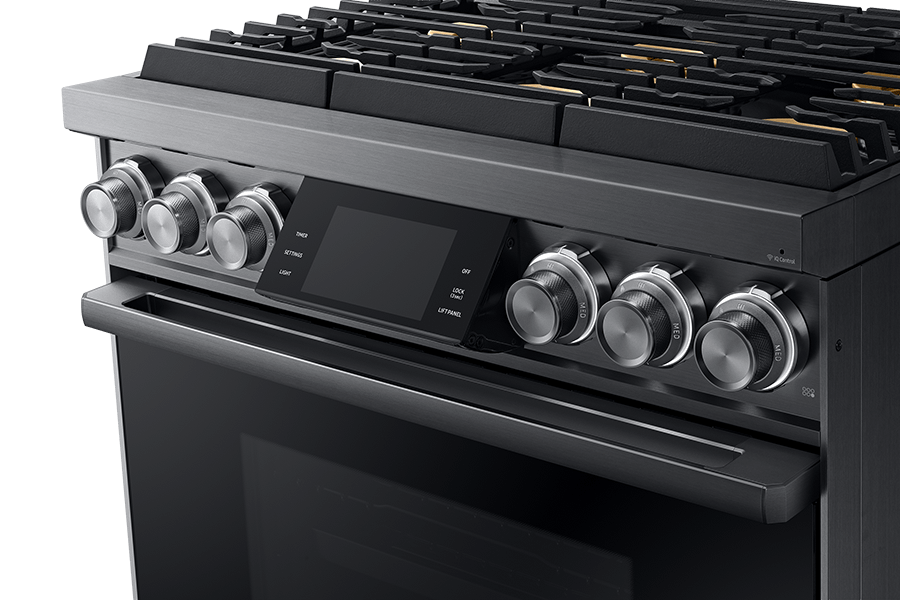 36" Pro Gas Range, Graphite Stainless Steel, Liquid Propane
