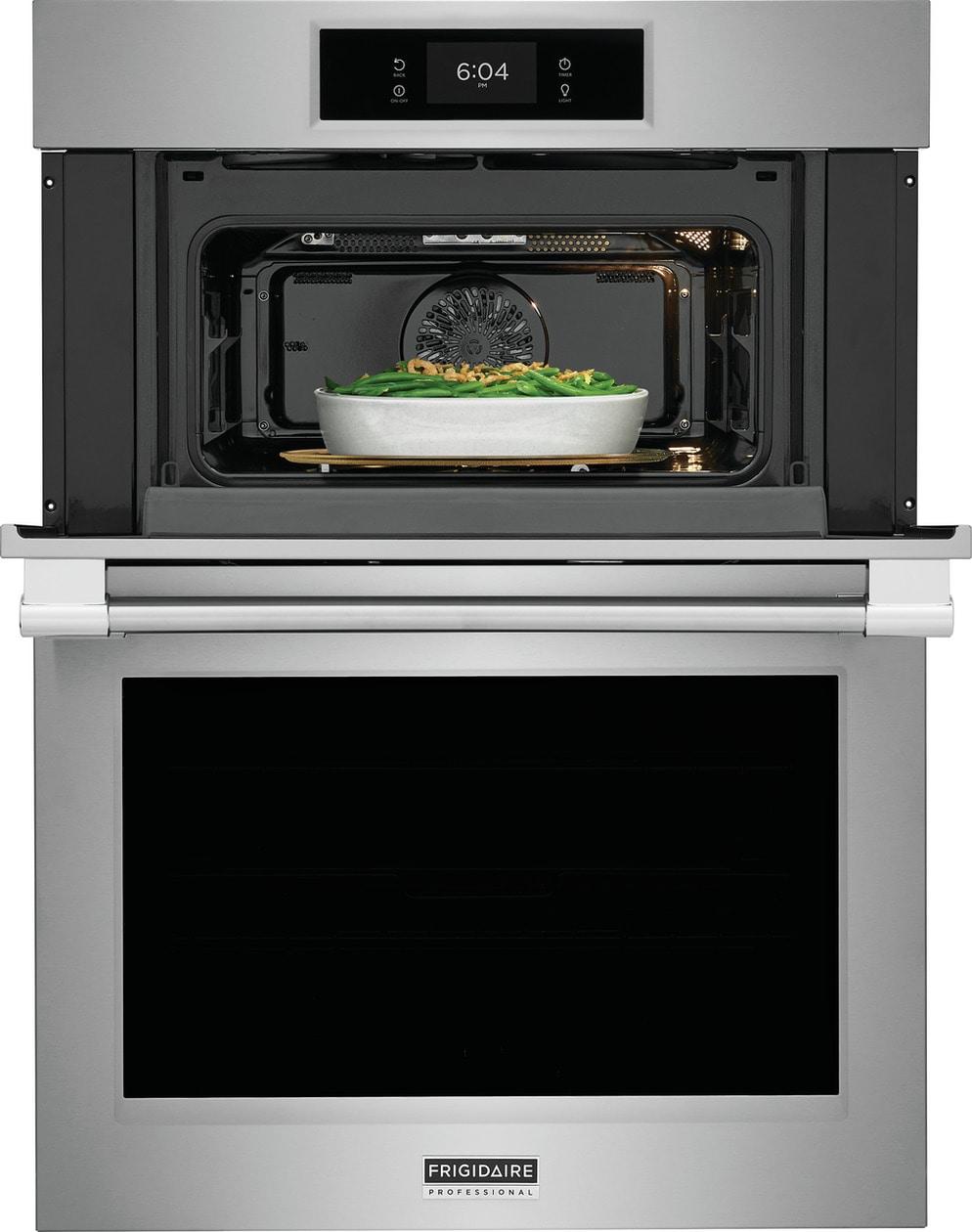 30" Electric Wall Oven and Microwave Combination with Total Convection