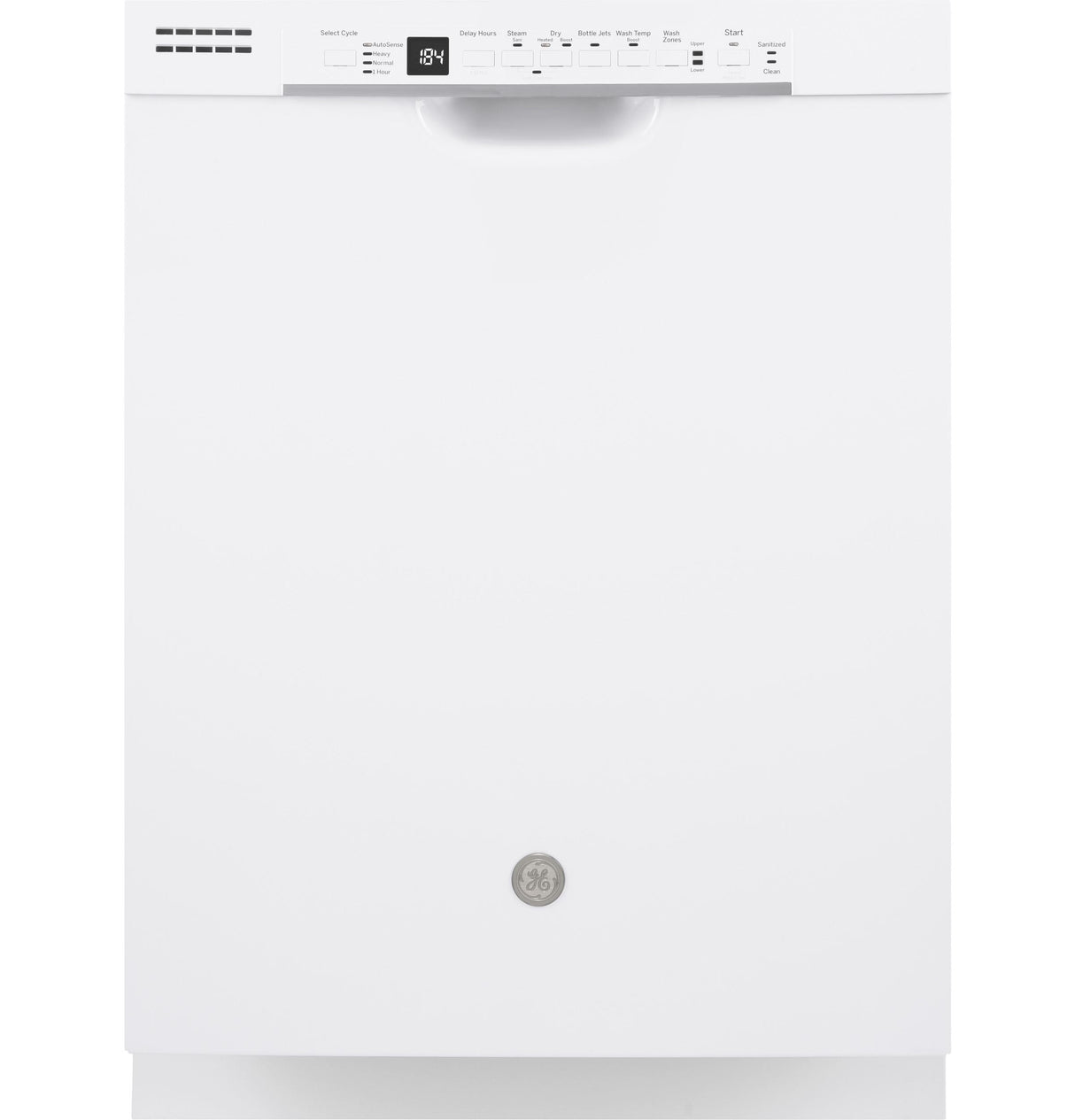 GE® Front Control with Stainless Interior Door Dishwasher with Sanitize Cycle & Dry Boost