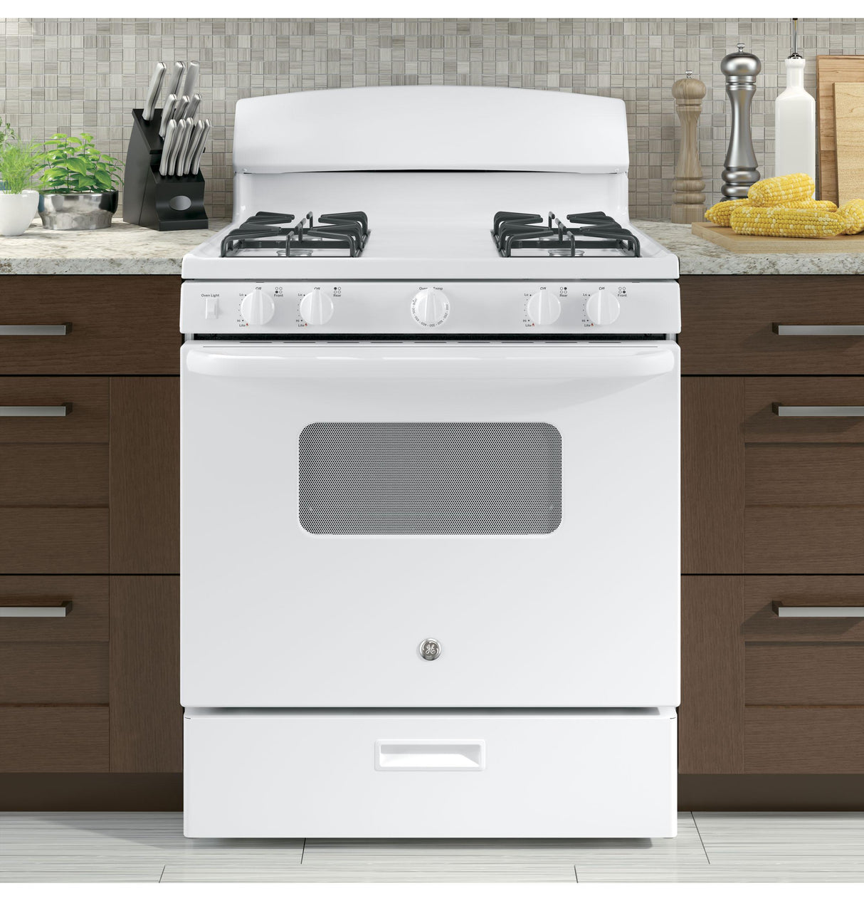 GE® 30" Free-Standing Gas Range