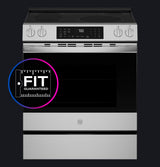 GE Profile™ ENERGY STAR® 30" Smart Slide-In Induction and Convection Range with No Preheat Air Fry and EasyWash™ Oven Tray