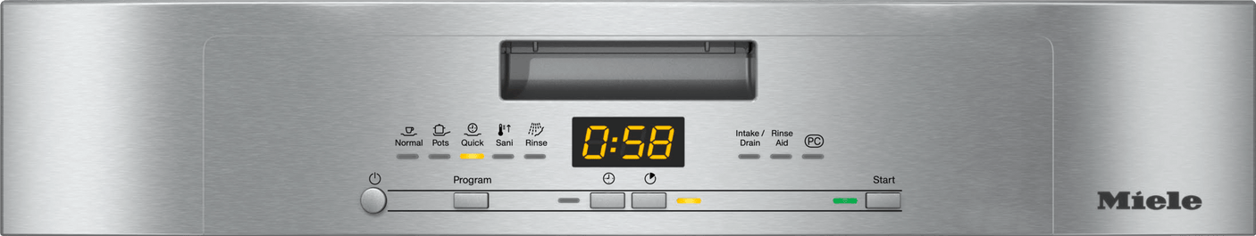 G 5008 SCU Active Clean Touch Steel - Pre-finished, full-size dishwasher in tried-and-tested Miele quality at an affordable entry-level price.