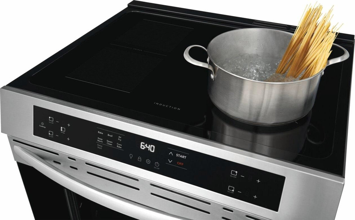 30" Front Control Induction Range with Air Fry
