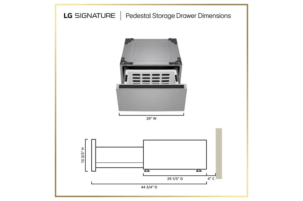 LG SIGNATURE 29" Laundry Pedestal