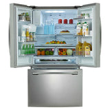 36" Wide, 31 cu. ft. French Door Refrigerator, with Dual Ice Maker (Stainless Steel)