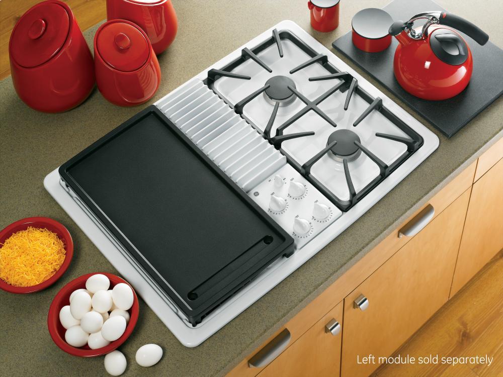 GE Profile Series Built-In Downdraft Gas Modular Cooktop