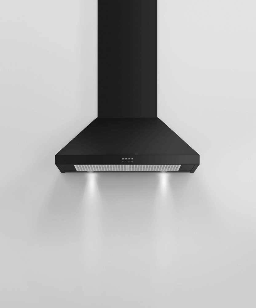 30" Series 7 Pyramid Chimney Wall Range Hood