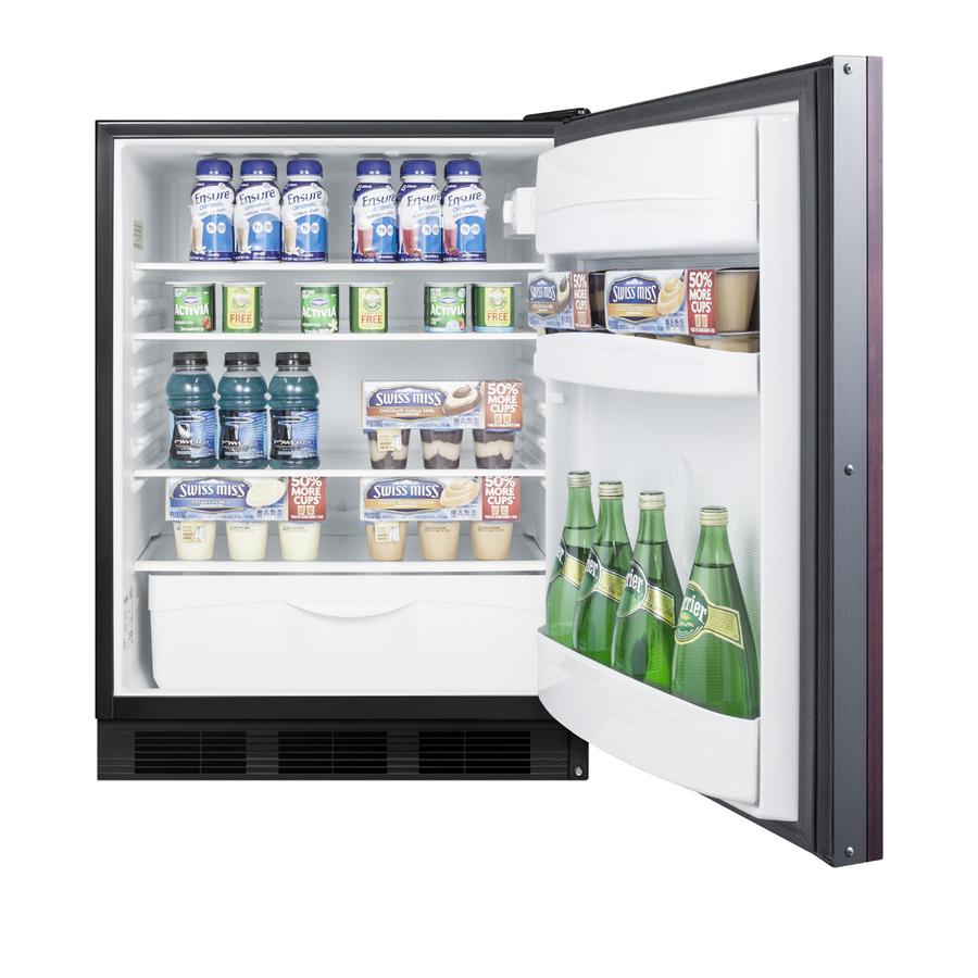 24" Wide Built-in All-refrigerator, ADA Compliant (panel Not Included)