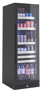 Tall Beverage Center Black Glass
