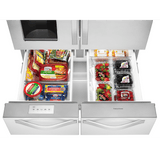 36-inch Wide Double Drawer French Door Refrigerator with Dual Cooling System - 26 cu. ft.