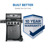 Freestyle? 425 SB with Range Side Burner , Propane, Graphite Grey