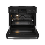 36 Inch Professional Electric Range With Tilt Panel Touch Control In Black  Gordon Ramsay Series