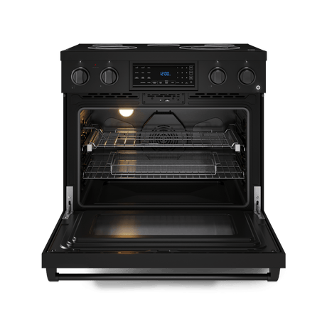 36 Inch Professional Electric Range With Tilt Panel Touch Control In Black  Gordon Ramsay Series