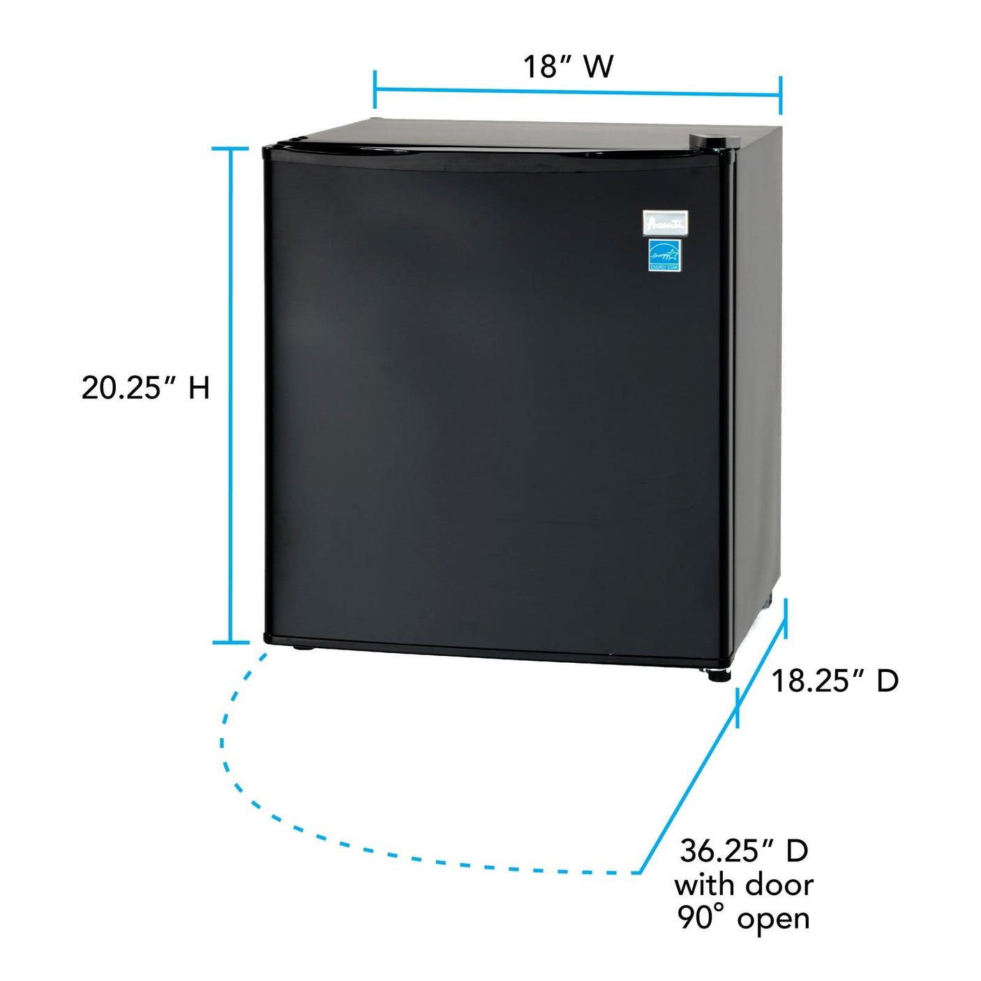 Avanti 1.7 cu. ft. Compact Refrigerator - Stainless Steel