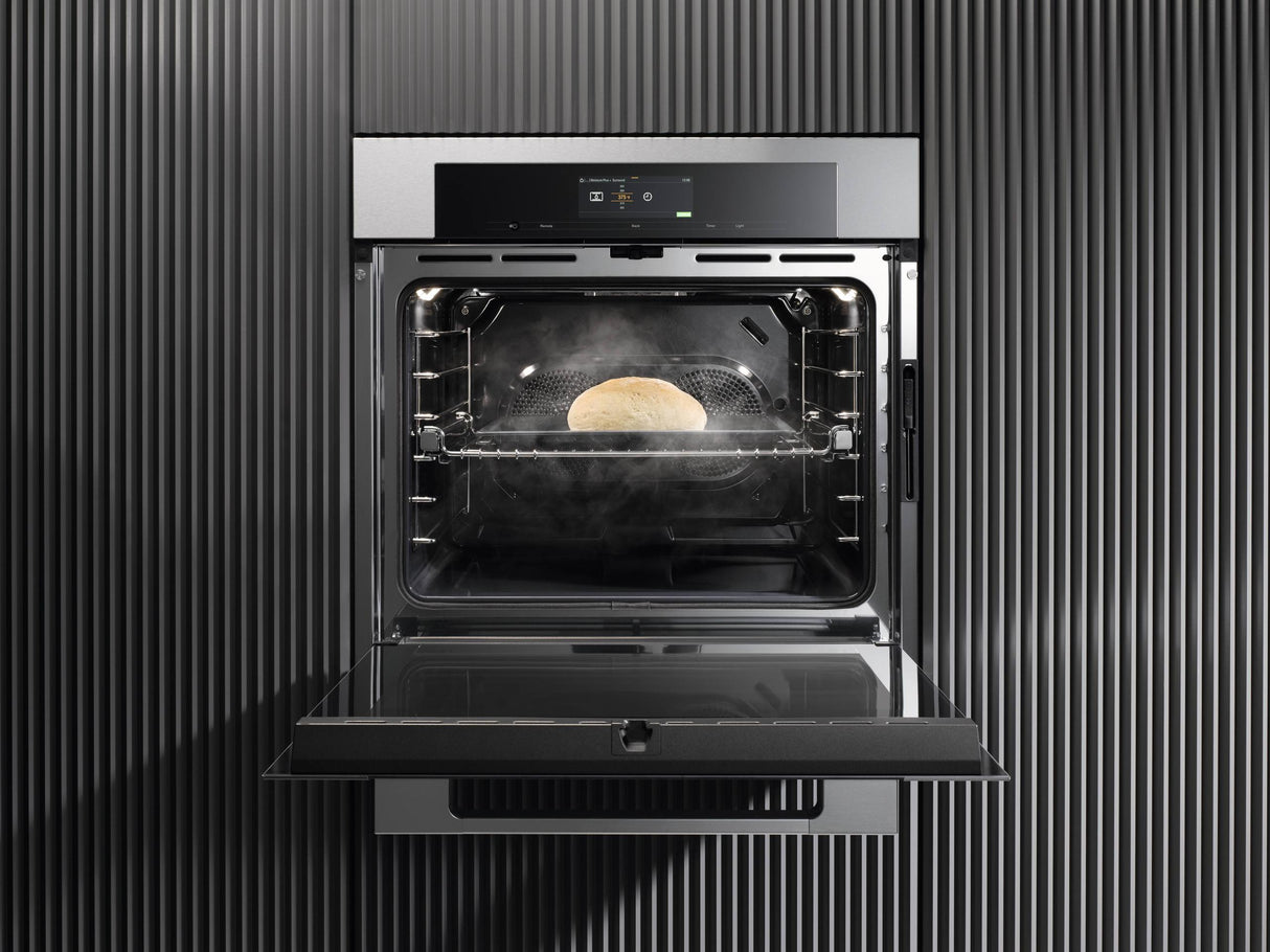 H 7780 BP Clean Touch Steel - 30 Inch Convection Oven in a combinable design with wireless precision probe.