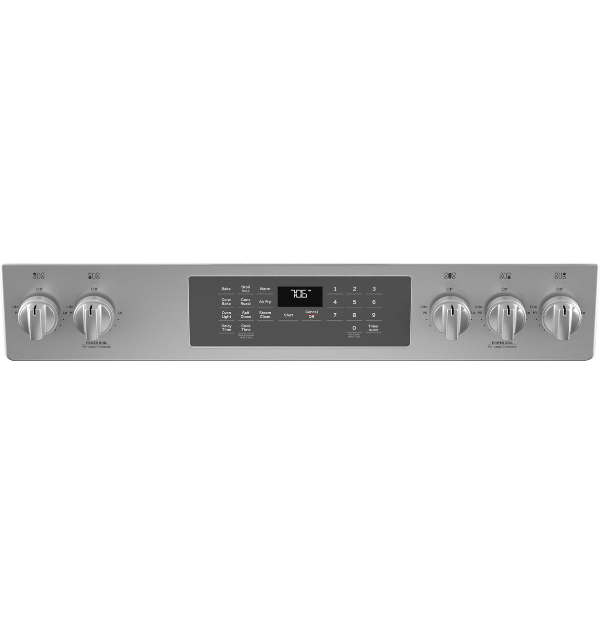 GE® 30" Slide-In Front-Control Convection Gas Range with No Preheat Air Fry