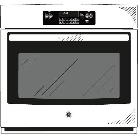 GE® 30" Built-In Single Wall Oven