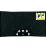 GE® 36" Built-In Knob Control Electric Cooktop