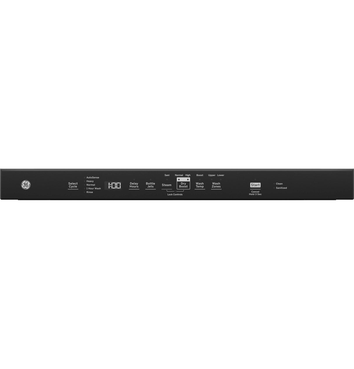 GE® ENERGY STAR® Top Control with Plastic Interior Dishwasher with Sanitize Cycle & Dry Boost