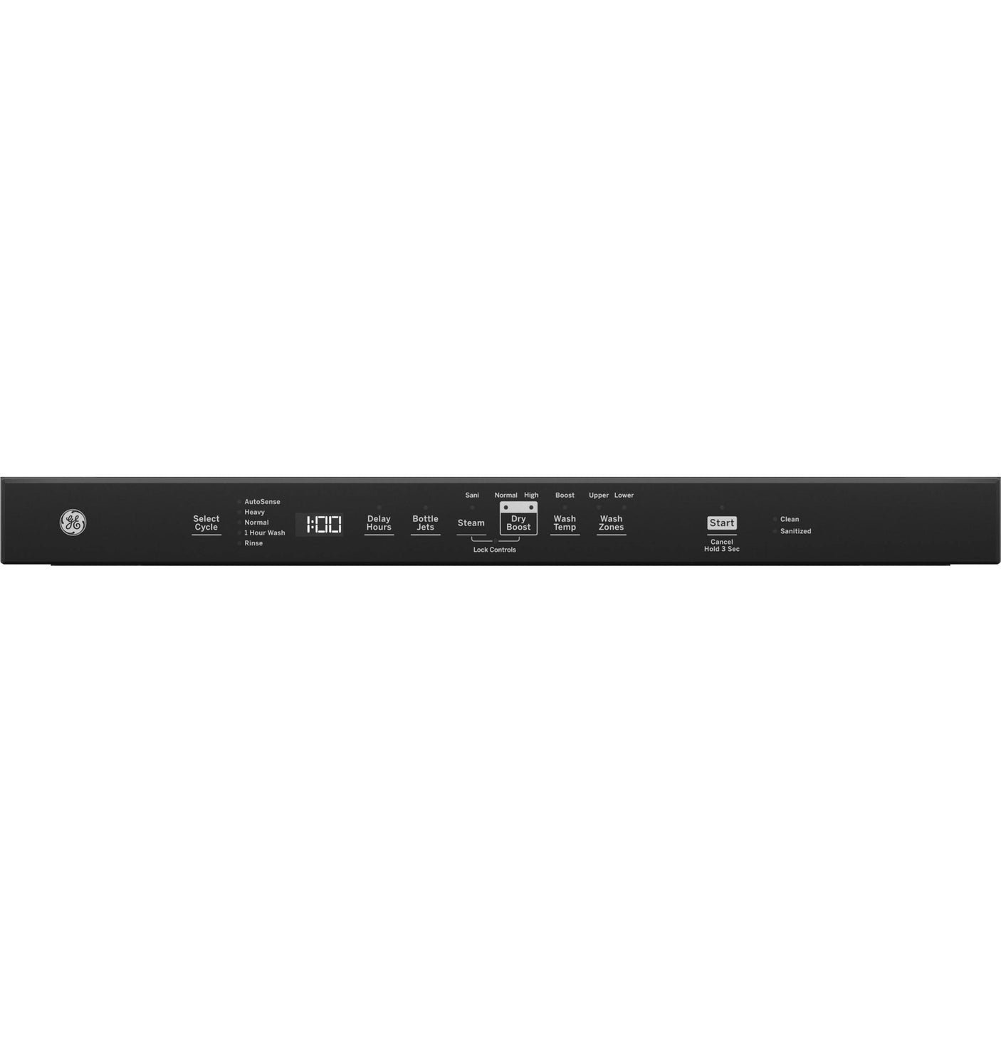 GE® ENERGY STAR® Top Control with Plastic Interior Dishwasher with Sanitize Cycle & Dry Boost