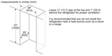800 Series French Door Bottom Mount Refrigerator 36" Stainless steel (with anti-fingerprint)