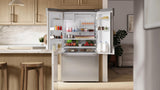 100 Series French Door Bottom Mount Refrigerator 36" Stainless steel (with anti-fingerprint), Total No Frost