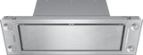 DA 2698 Stainless steel - Insert ventilation hood with energy-efficient LED lighting and backlit controls for easy use.