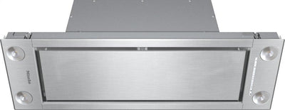 DA 2698 Stainless steel - Insert ventilation hood with energy-efficient LED lighting and backlit controls for easy use.