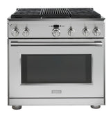 Monogram 36" Dual-Fuel Professional Range with 4 Burners and Grill (Natural Gas)