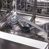 24" Dishwasher w/Installed Professional Stainless Steel Panel