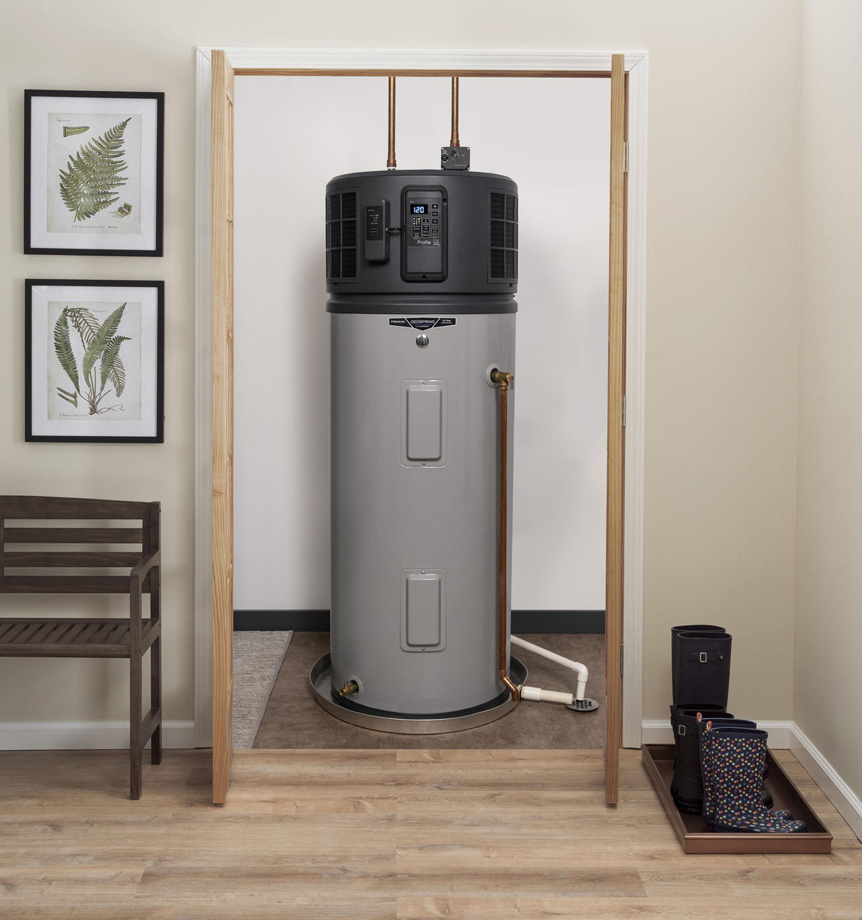 GE Profile™ GEOSPRING™ Smart Hybrid Heat Pump Water Heater 50-gallon - 240V