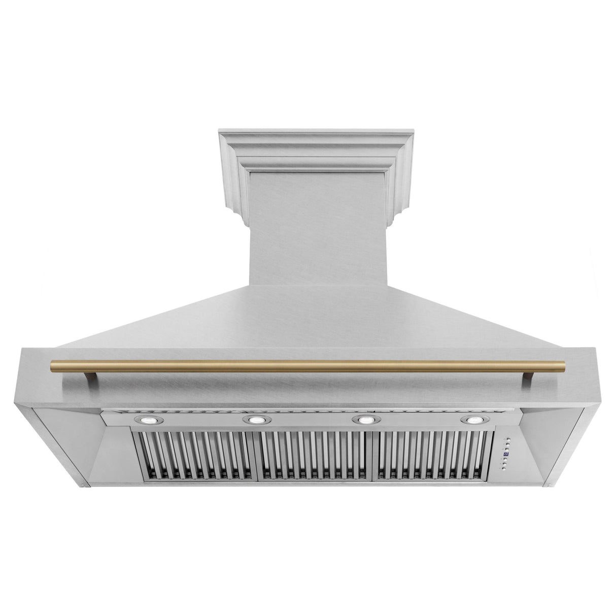 48 in. ZLINE Autograph Edition DuraSnow Stainless Steel Range Hood with DuraSnow Stainless Steel Shell (8654SNZ-48) [Color: Matte Black]