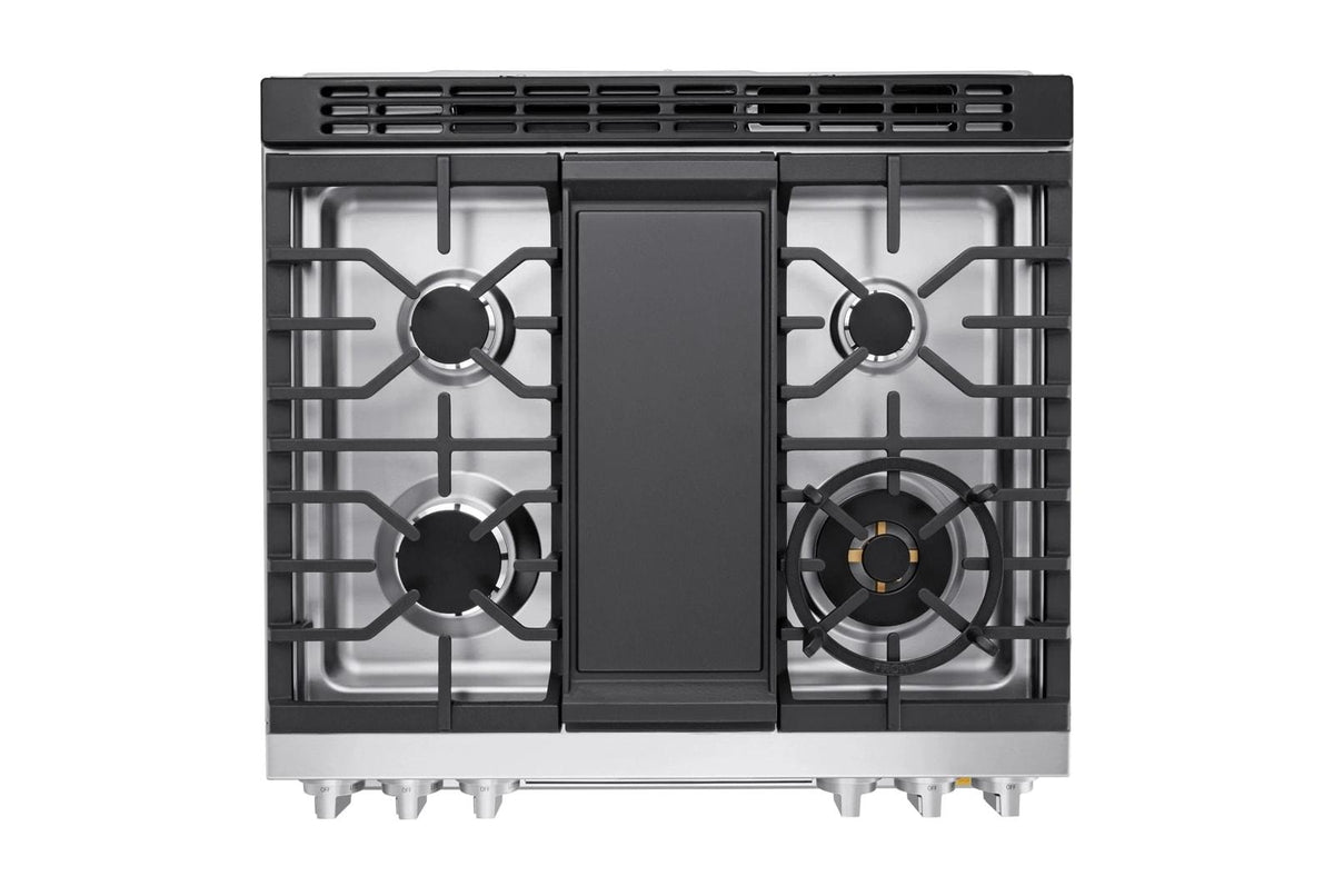 LG SIGNATURE 6.3 cu. ft. Single Oven Gas Slide-in Range with Dynamic Probake Convection® , Air Fry, Air Sous Vide, Roast, and Pizza mode