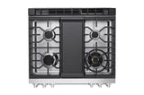 LG SIGNATURE 6.3 cu. ft. Single Oven Gas Slide-in Range with Dynamic Probake Convection® , Air Fry, Air Sous Vide, Roast, and Pizza mode