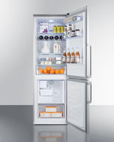 Frost-free Bottom Freezer Refrigerator In Stainless Steel With Factory Installed 8 Lb. Icemaker and Digital Controls