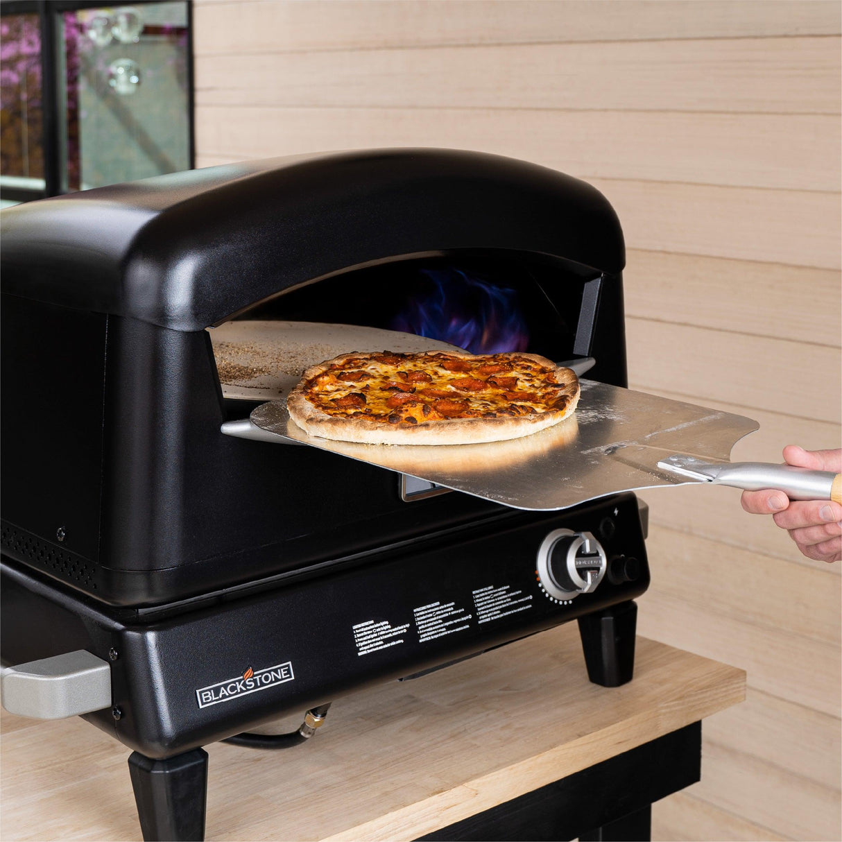 Pizza Oven with Mobile Cart