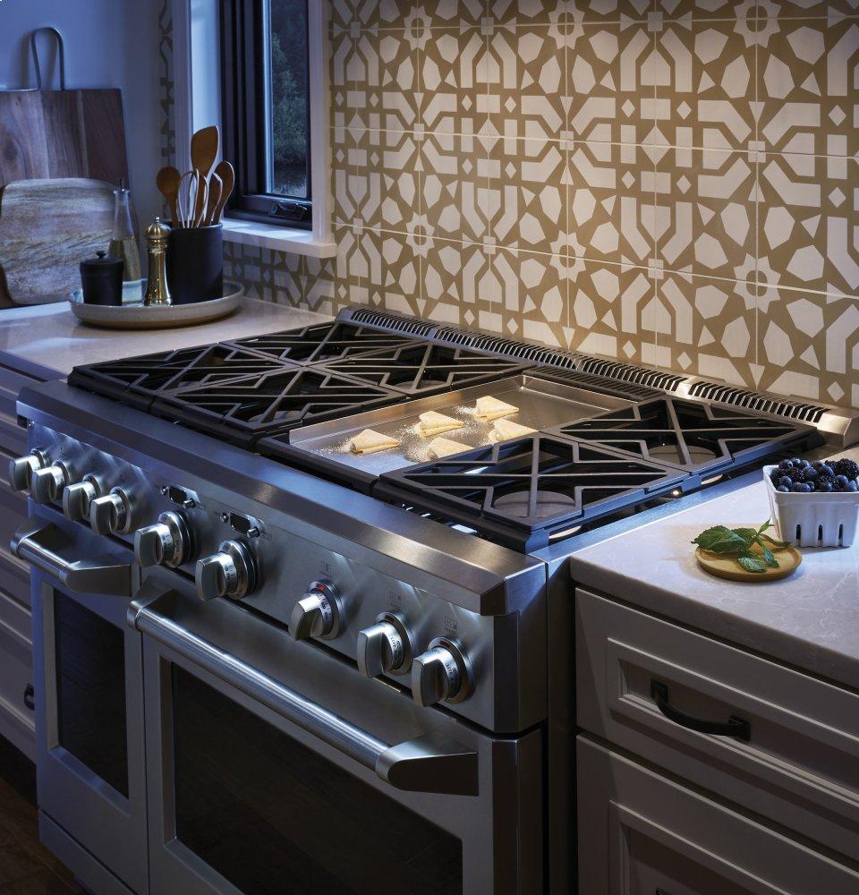 Monogram 48" All Gas Professional Range with 6 Burners and Griddle (Liquid Propane)