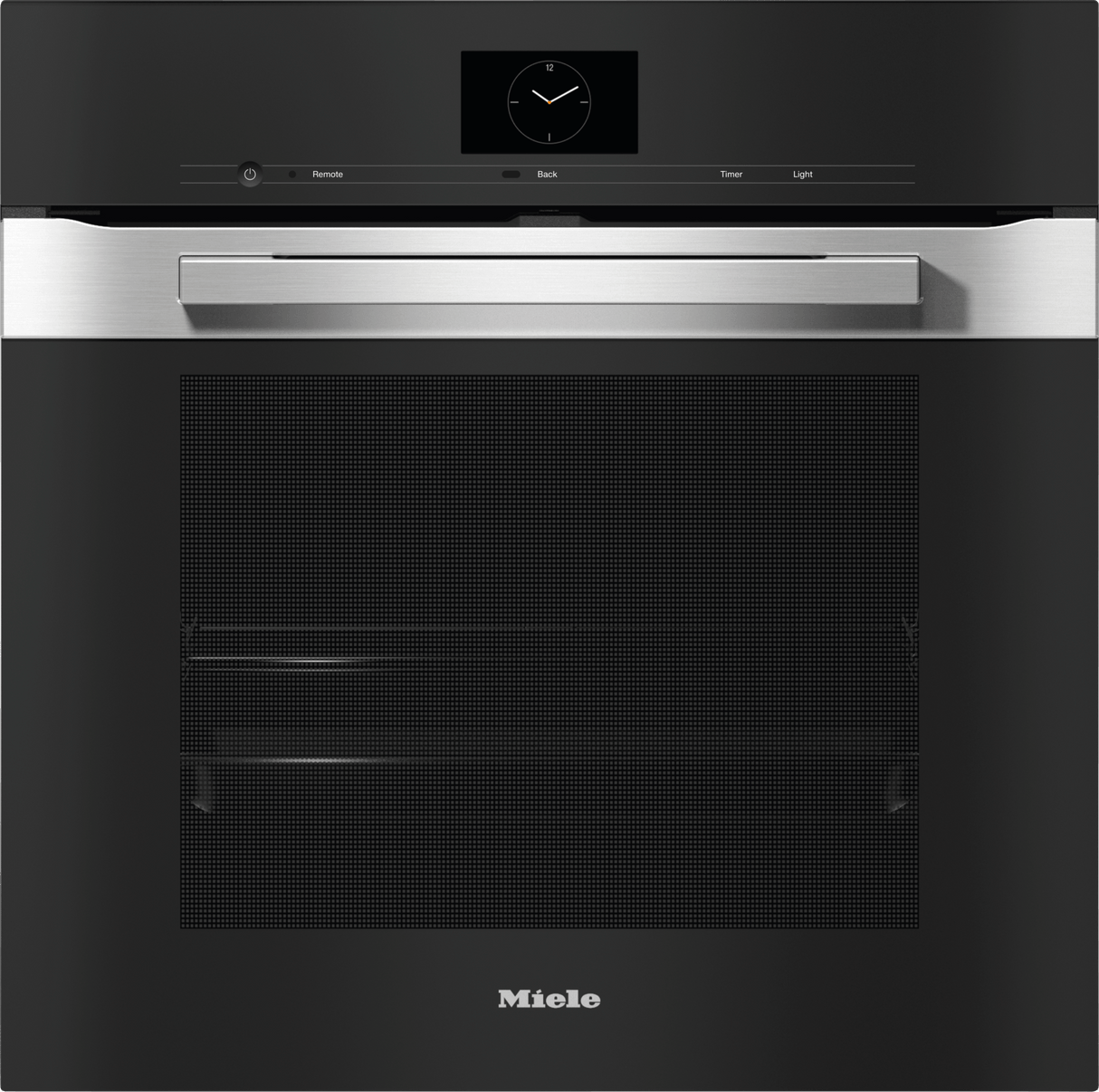H 7660 BP AM Clean Touch Steel - 24" oven in a perfectly combinable design with roast probe and BrilliantLight.