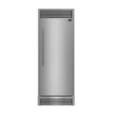 Forno Maderno 28-Inch Built-In Convertible Refrigerator, 13.6 cu.ft, Right Swing, Decorative Grill, ENERGY STAR Certified