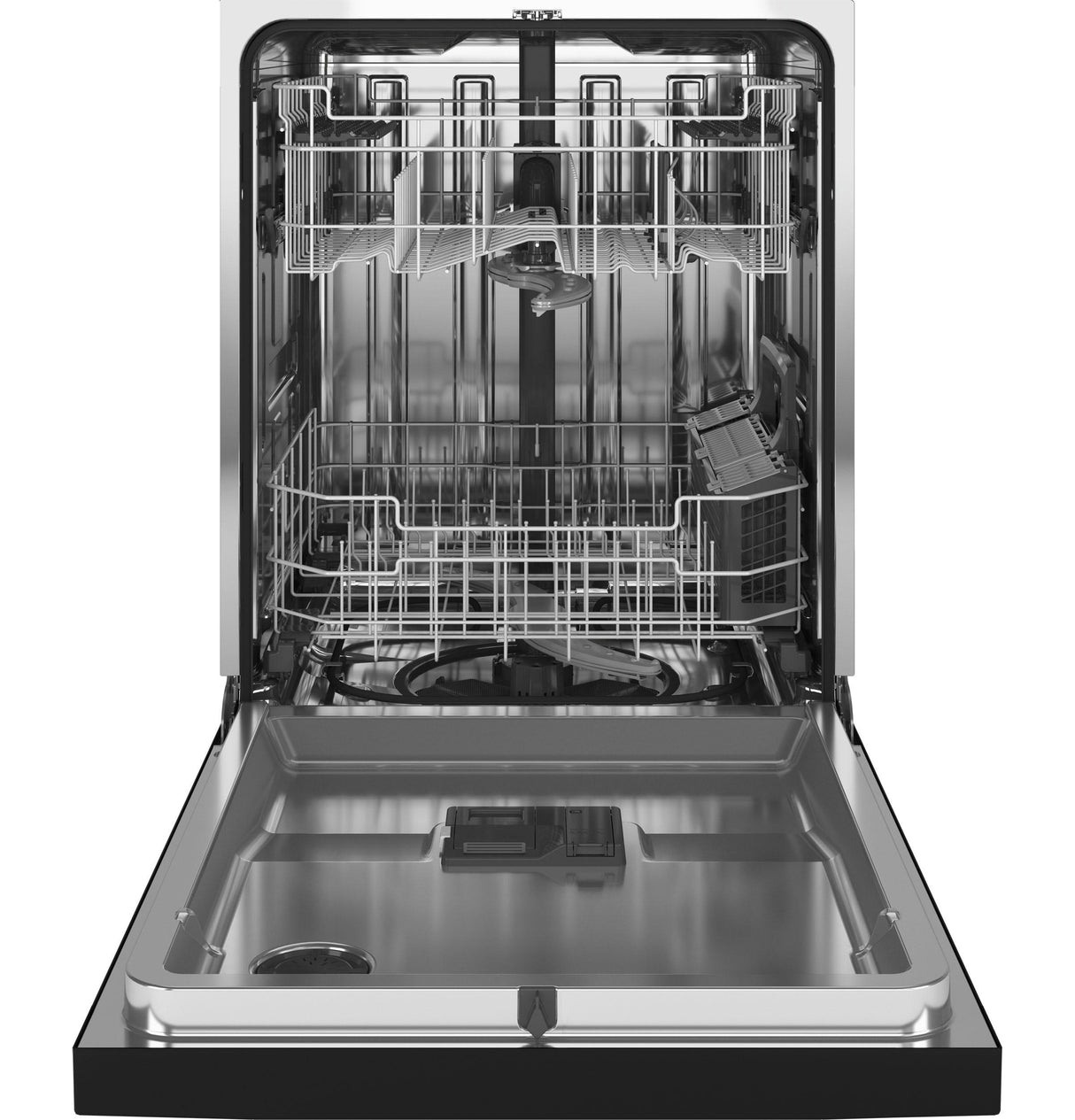 GE® ENERGY STAR® Top Control with Stainless Steel Interior Dishwasher with Sanitize Cycle & Dry Boost with Fan Assist
