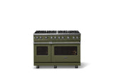 48"W. Sealed Burner Gas Range (Burner: 8b, Finish: Martini, Trim: Polished Chrome, Fuel: Natural Gas)