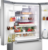 500 Series French Door Bottom Mount Refrigerator 36" Stainless steel (with anti-fingerprint), Total No Frost