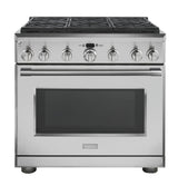 Monogram 36" All Gas Professional Range with 6 Burners (Natural Gas)