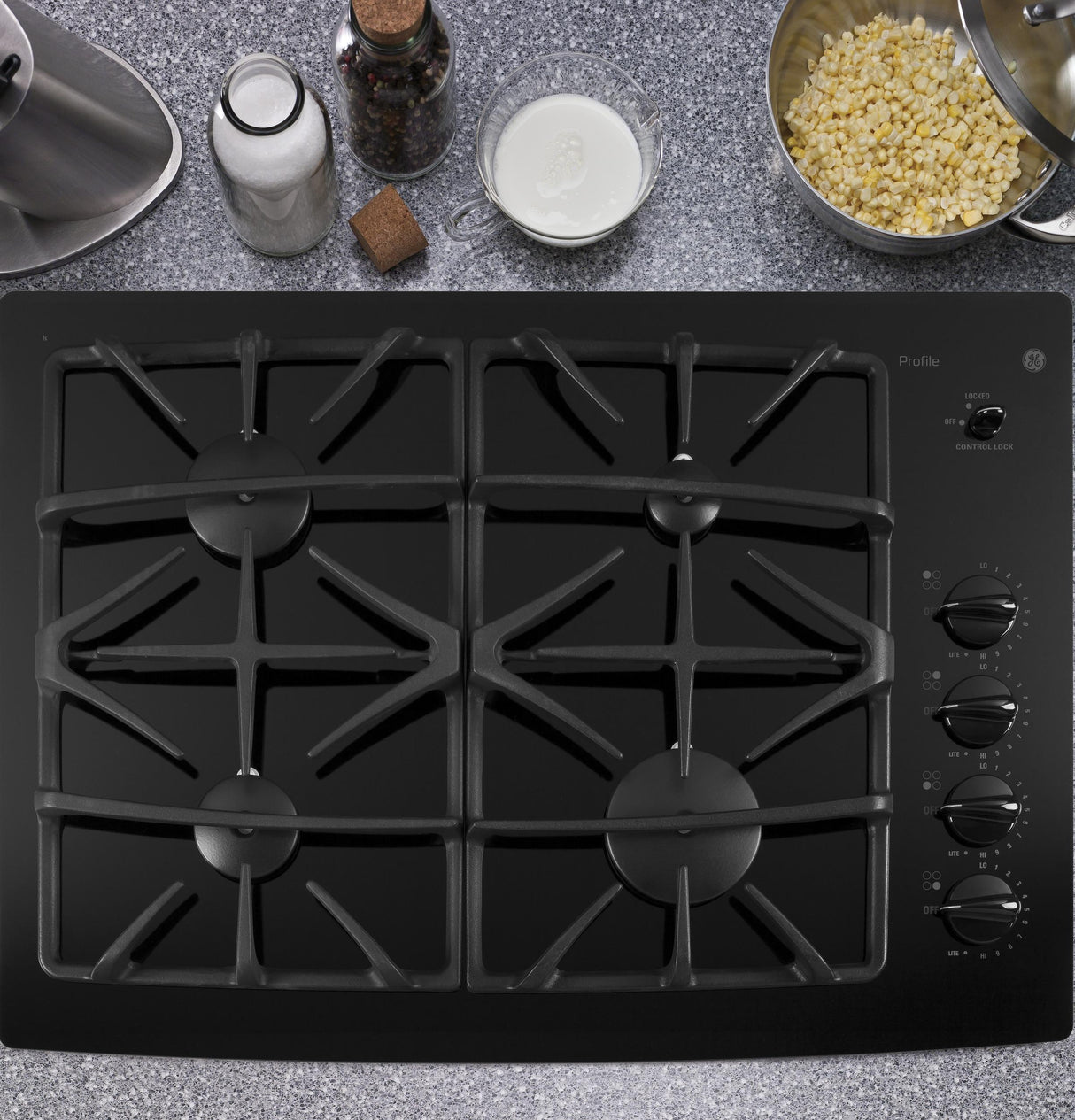 GE Profile™ Series 30" Built-In Gas Cooktop