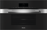 H 7870 BM Clean Touch Steel - 30" compact speed oven in a perfectly combinable design with automatic programs and roast probe.
