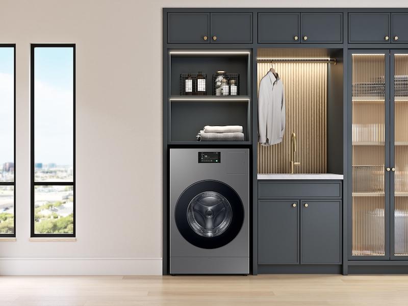 5.3 cu. ft. Bespoke AI Laundry Vented Combo™ All-in-One Ultra Capacity Washer and Electric Dryer with AI Home in Dark Steel