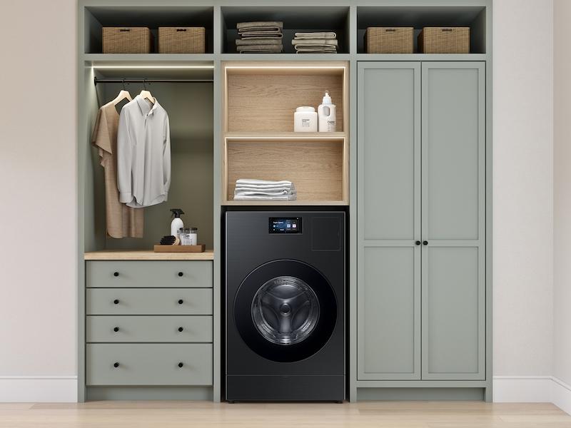 5.3 cu. ft. Bespoke AI Laundry Vented Combo™ All-in-One Ultra Capacity Washer and Electric Dryer with AI Home in Brushed Black