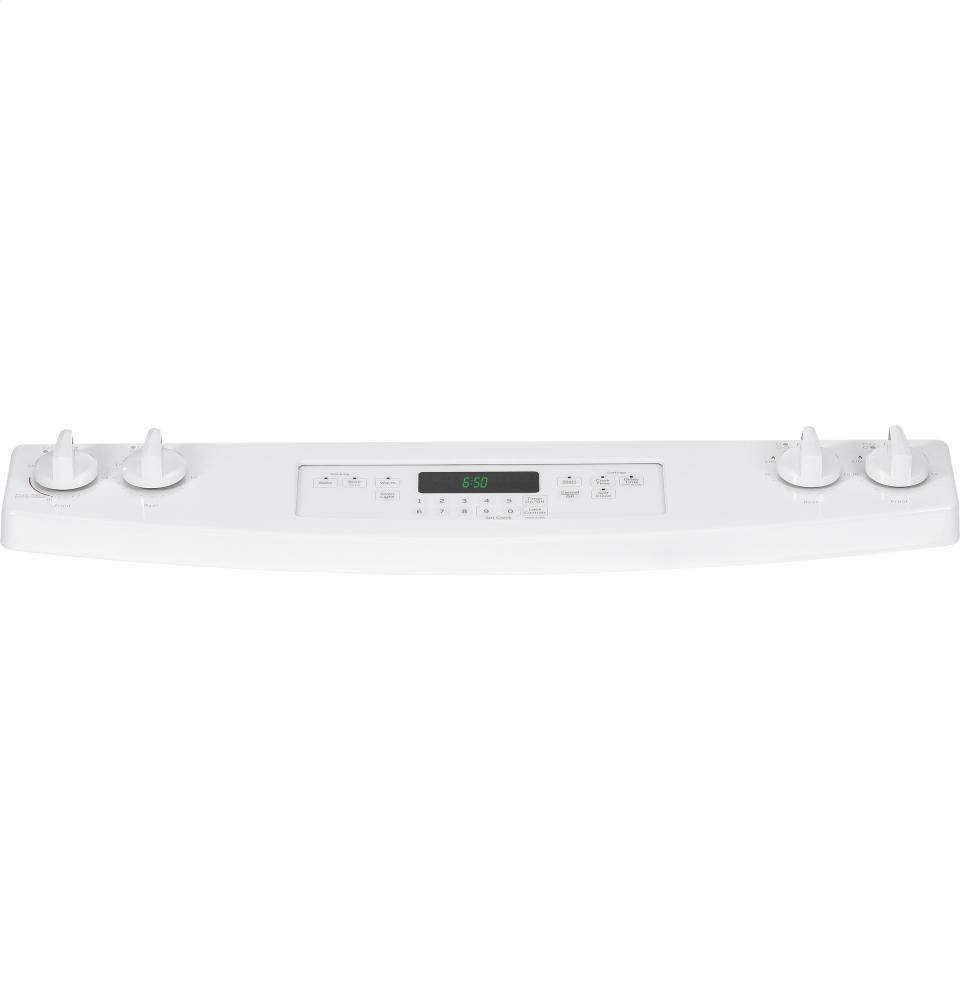 GE® 30" Slide-In Front Control Gas Range