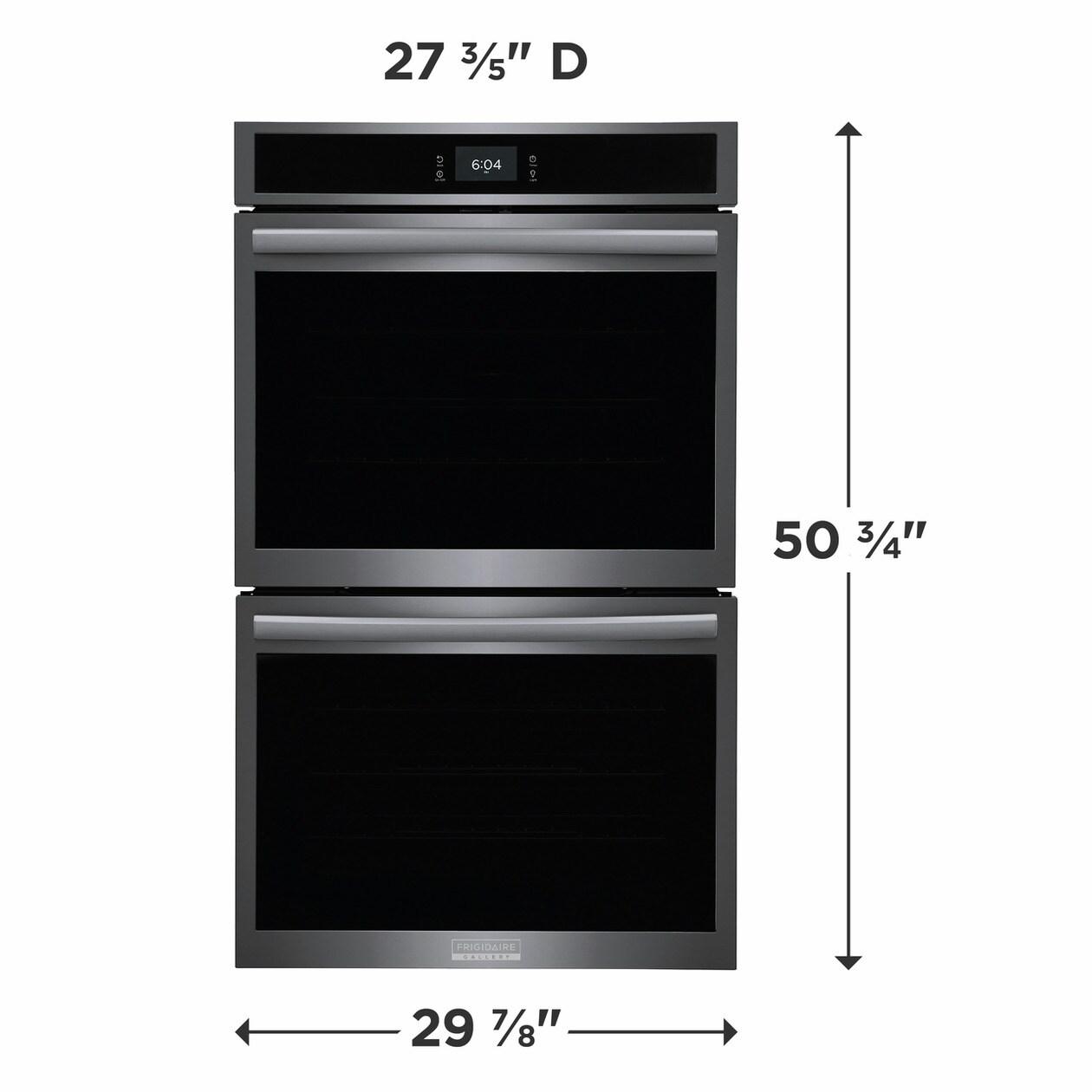 30" Double Electric Wall Oven with Total Convection