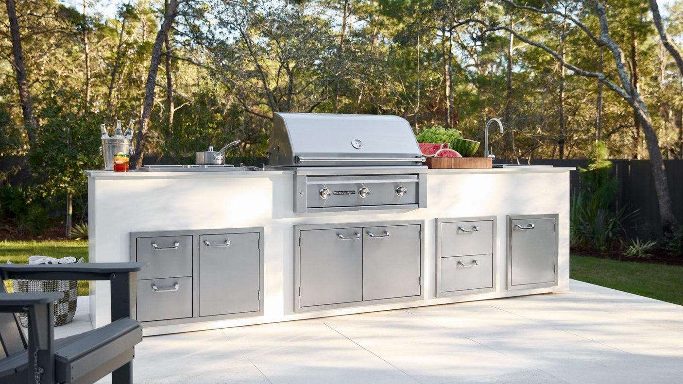 36" Built in Sedona Grill - 3 SS Tube Burners